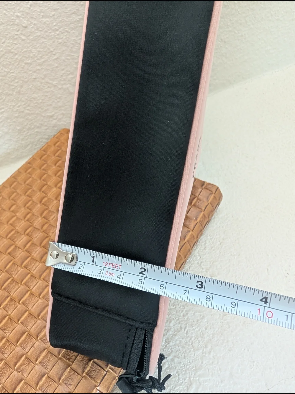 PRADA Beauty Pink Triangle Cosmetic Pouch